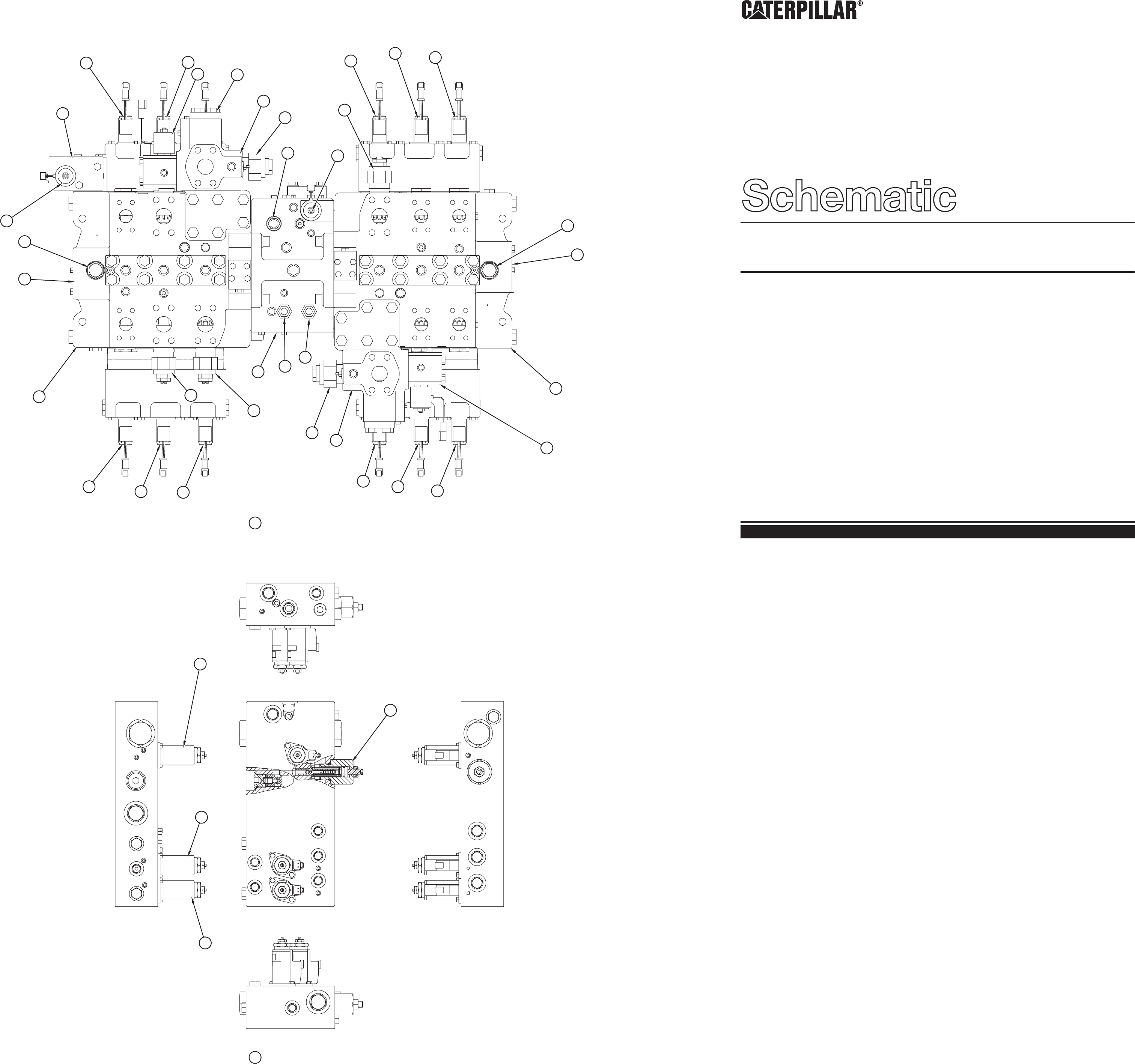 CAT 385B EXCAVATORS HYDRAULIC SYSTEM - Hydraulic Repair Schematic