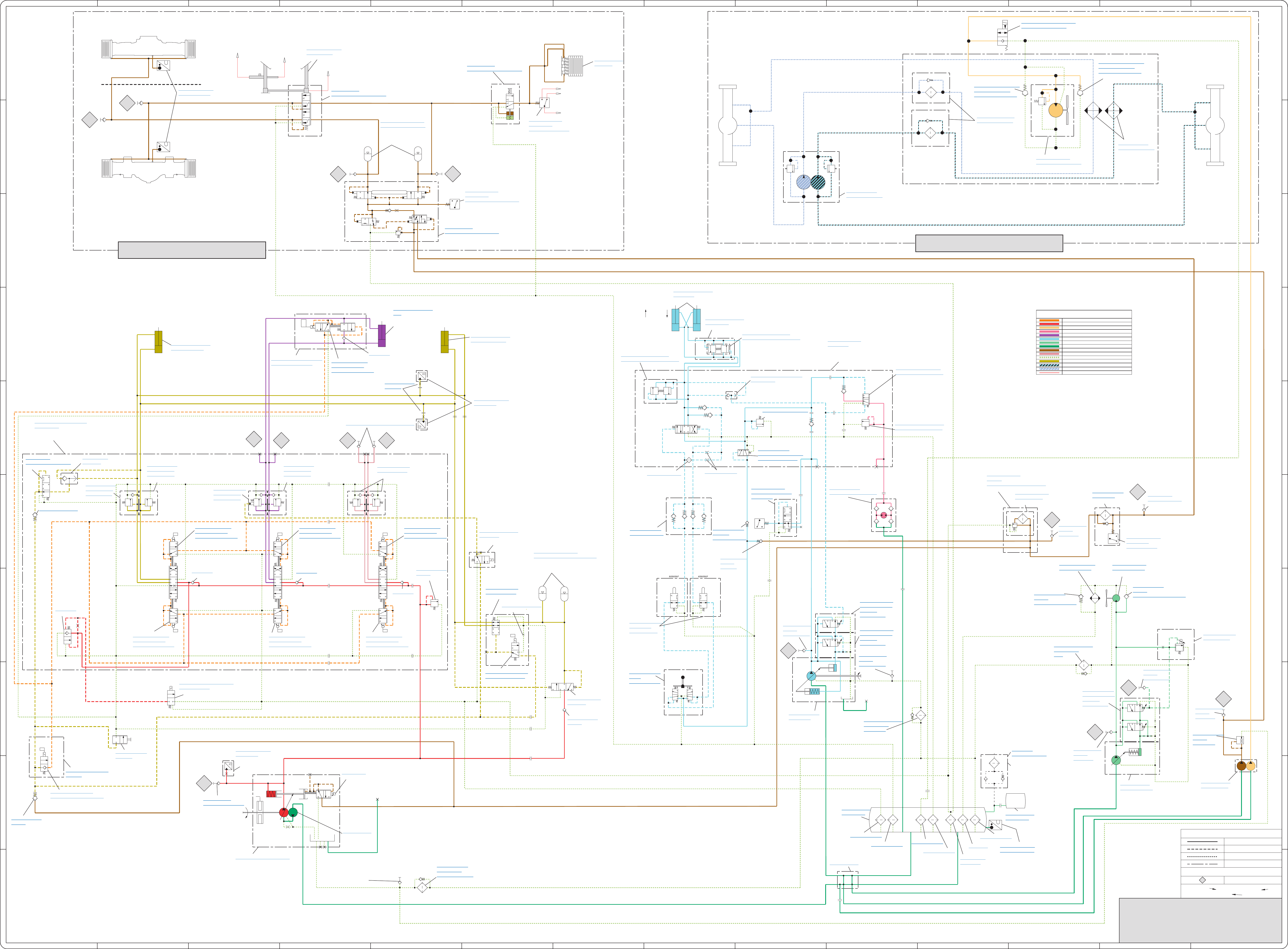 CAT 988H Wheel Loader Tier 3 Hydraulic System - Hydraulic Repair Schematic